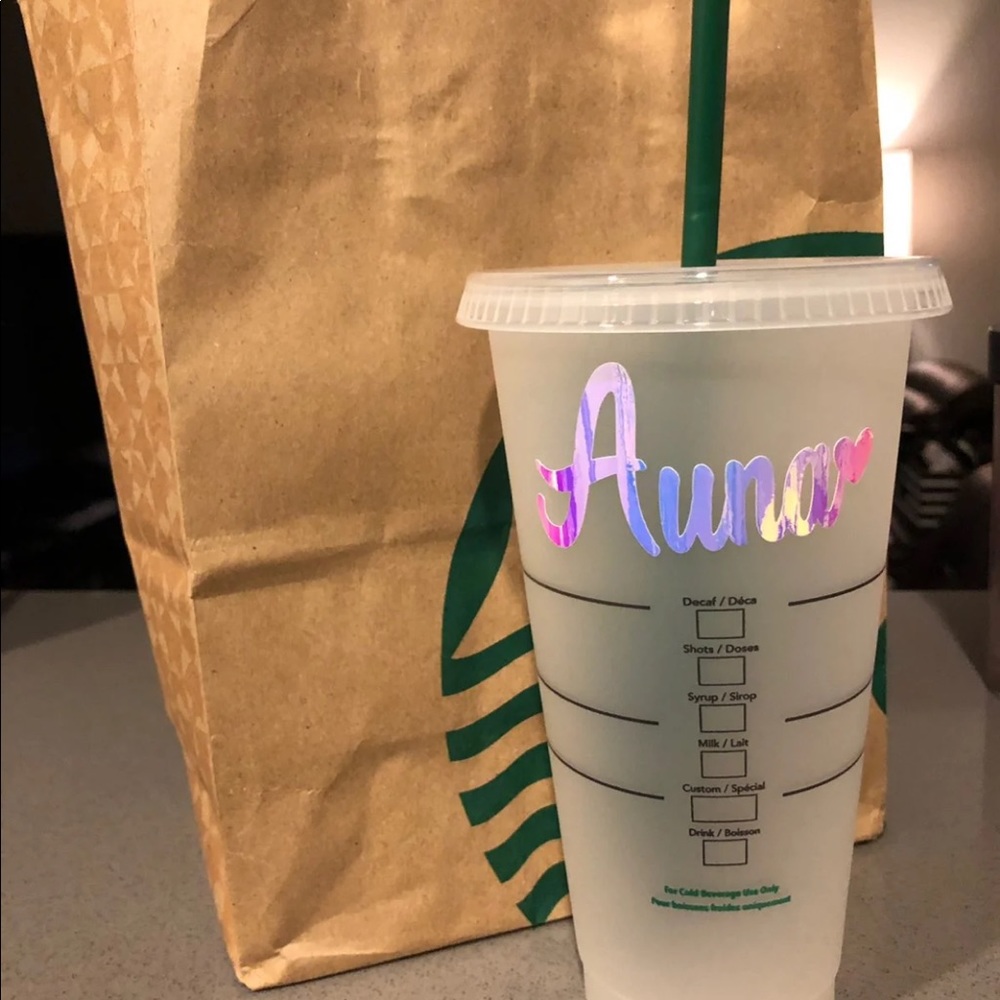 Reusable Starbucks custom cup